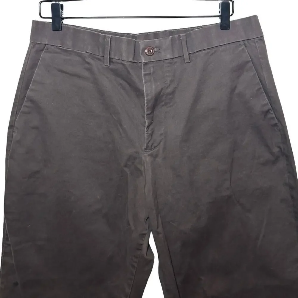 Gap Men’s Relaxed Fit Chino Pants Dark Brown Size 34X32